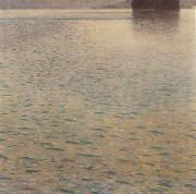 Gustav Klimt Island in the Attersee oil painting reproduction